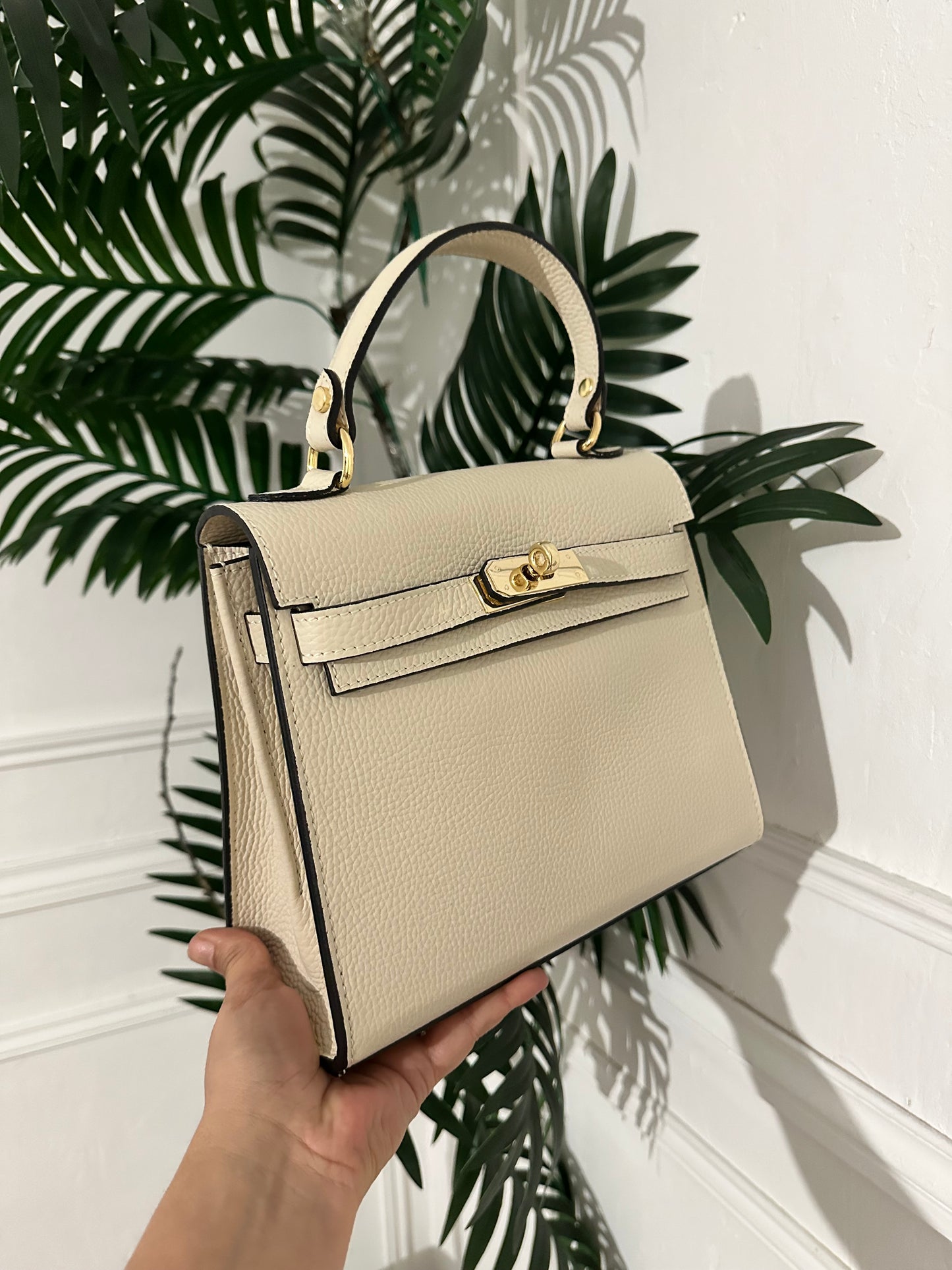 SAC MAIN cuir