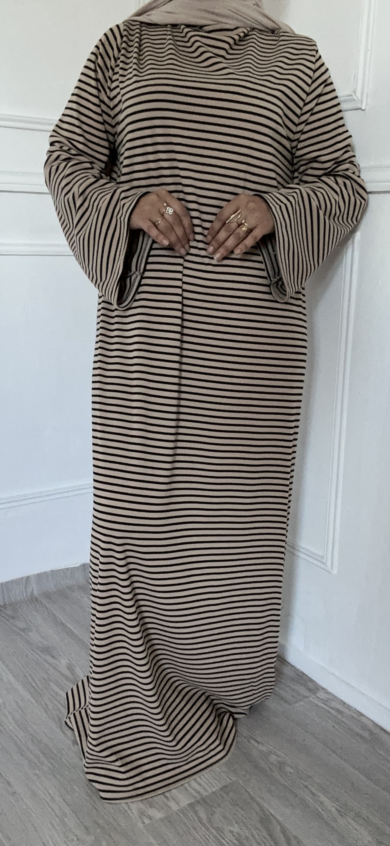 robe sportwear taupe