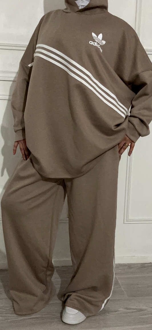 ENSEMBLE SPORT  BIG SIZE taupe